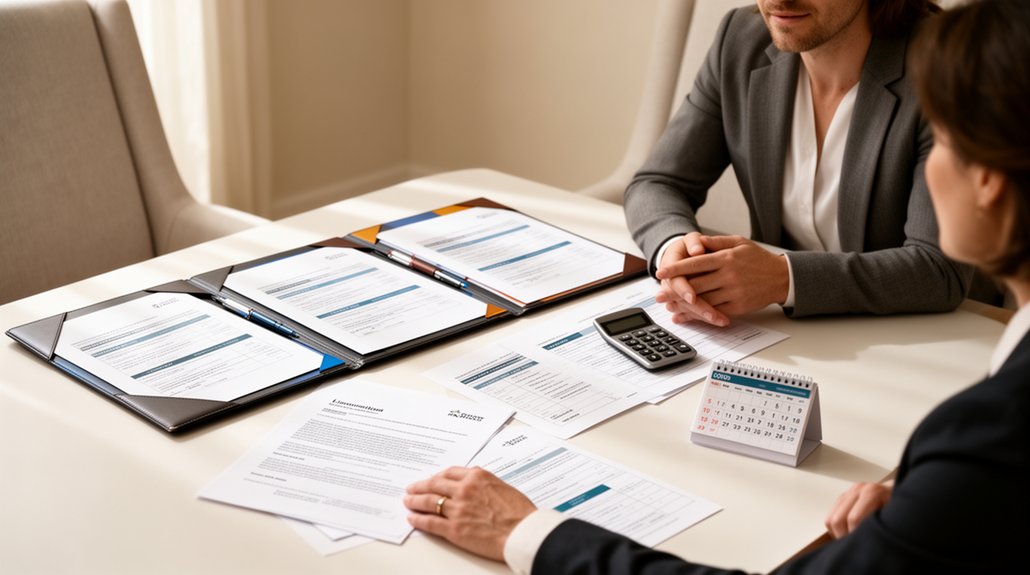 compare agent fee terms