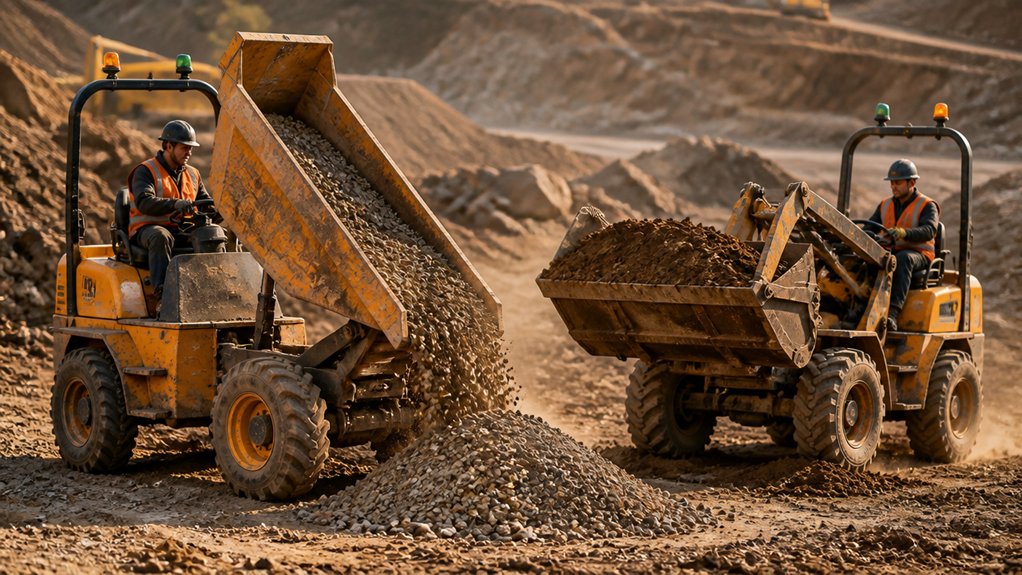 Forward Tipping vs Skip Loading Dumper