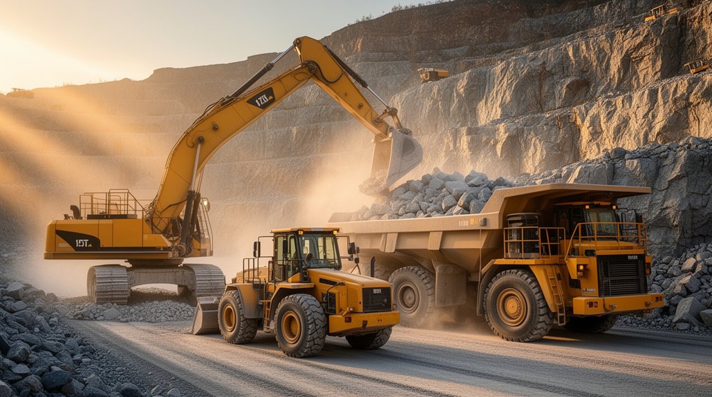 enhanced efficiency and automation in modern quarrying machinery