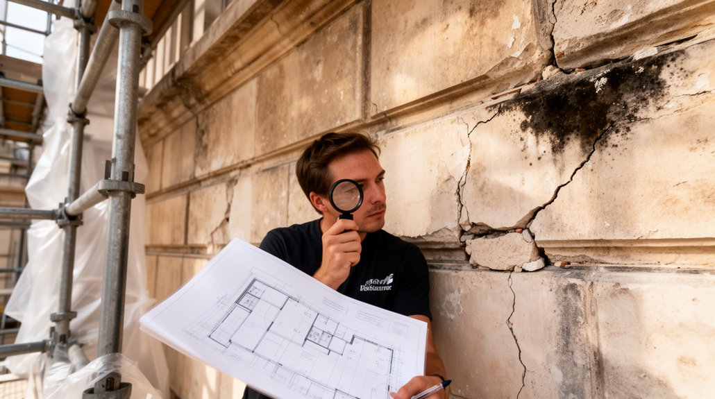 inspect document map damage