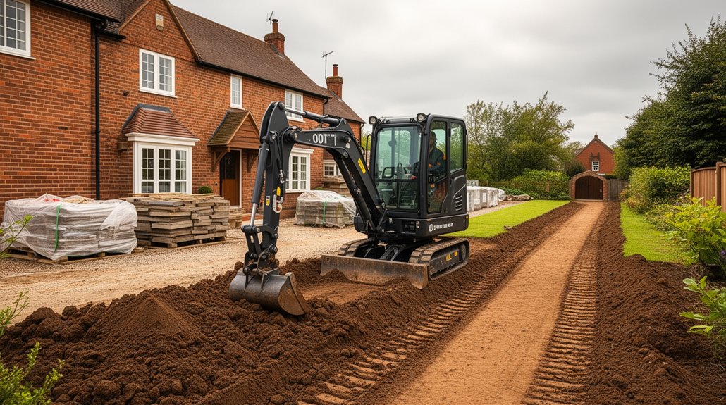 long term micro digger hire