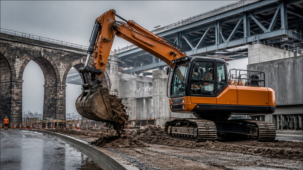 modern british excavator advancements