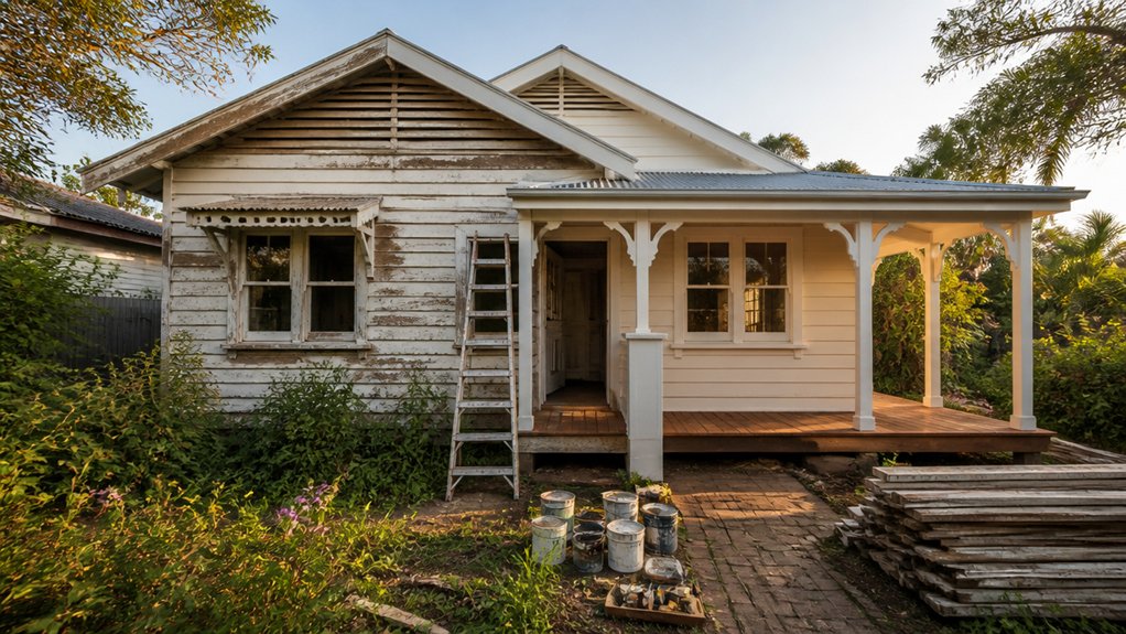 renovating neglected bungalow step by step