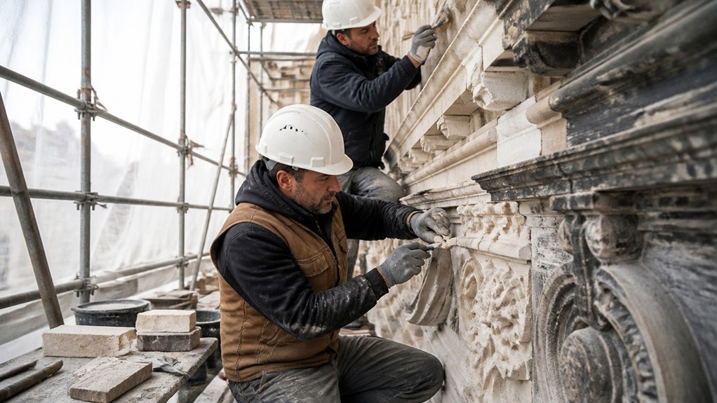 How to Restore External Stonework During a Full Building Renovation