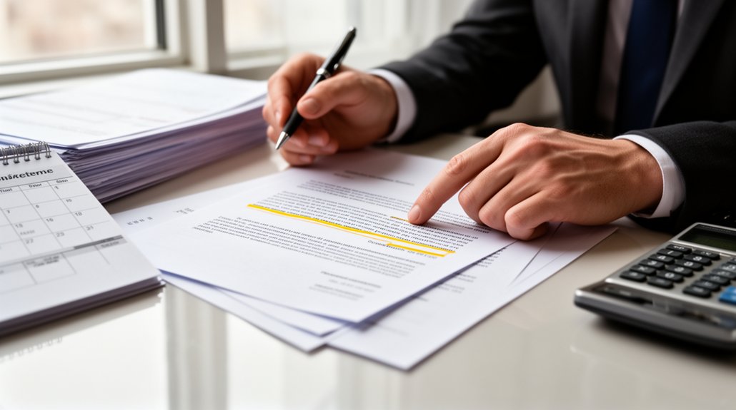 review contract terms carefully