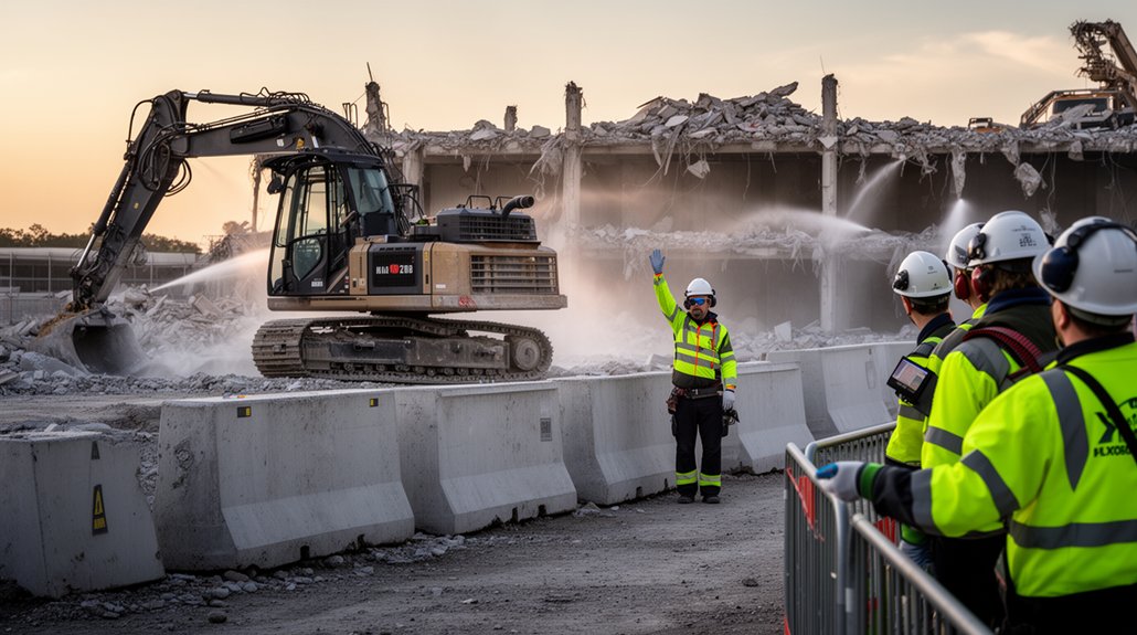 safe demolition machinery planning